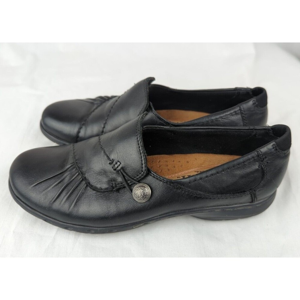 Cobb Hill New Balance Paulette Black Leather Slip On Shoes Loafers Comfort 6.5 - Picture 4 of 11